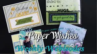 4 Cards Using Word Panel Dies by Creative Craft Products