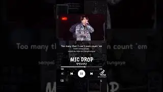 #Mic drop #btslover #rm #JIN #MiN YOONGI #jung hoseok #park jimin #kim taehyung #JEON JUNGKOOK