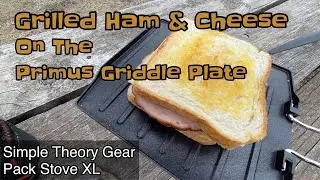 Grilled Ham & Cheese on the Primus Griddle Plate