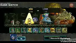 Metal Slug Attack MSA Rank Match modo turbo.
