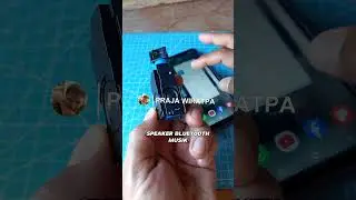 Speaker bluetooth super mini dibuat dgn komponen2 bekas #speakerbluetooth #idekreatif #barangbekas