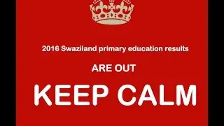 2016 Swaziland primary education results