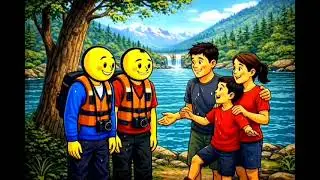 साहस की कहानी #nadikahadsa#rescue#bahadurdost#boataccident#gaharinadi