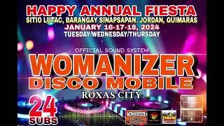 HAPPY ANNUAL FIESTA |WOMANIZER DISCO MOBILE (JANUARY 16-17-18, 2024