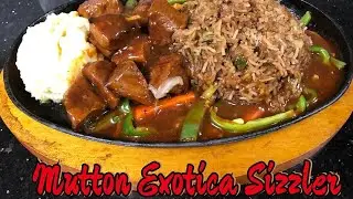 Mutton Exotica Sizzler 👩&zwj;🍳❣️| Mutton Sizzler | Sizzler Recipe
