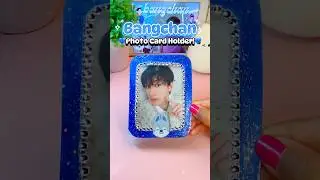 💙Bangchan Photo Card Holder! #diy #kpopdiy #bangchan #bangchanstraykids #straykids #ytshorts #craft