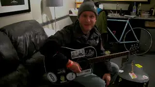 Serving (acoustic) - Brandon Hardesty of Bumpin Uglies (backstage at Rams Head Live Baltimore)