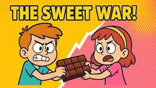 Brother and Sister Cartoon | The Sweet War 🍫 | Funny Kids Animation for Families