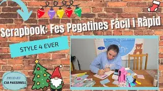 ✂️✨Scrapbooking FÀCIL i RÀPID! Fes EL TEU Quadern de Pegatines amb la MÀQUINA MÉS 
