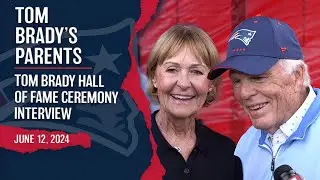 Tom Brady's Parents Describe Prideful Feeling Watching Son Be Inducted Into Patriots Hall of Fame