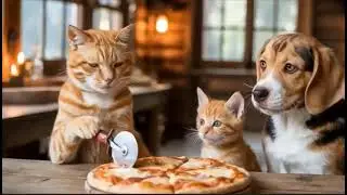 &ldquo;Adorable Kittens Throw a Pizza Party! 🍕🐾 | Too Cute to Miss!&rdquo;