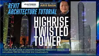 High Rise Tower in Revit & Online Rendering Video Tutorial