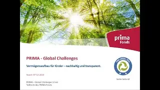 PRIMA &ndash; Global Challenges, ab sofort auch im Produkt der Baloise Versicherung investierbar.