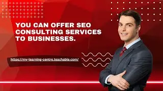 You can offer seo consulting services to businesses-seo consultant