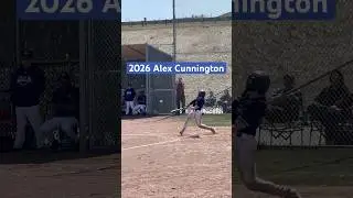 2026 OF/P Alex Cunnington, Calgary Cubs &bull; Single vs. Red Deer Rangers