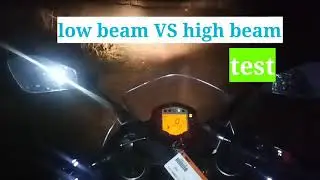 Ktm rc 200 bs6 headlights In Night/high beam/Low beam/Projector light/Vision/Test