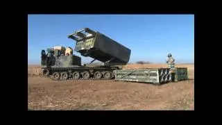MLRS Reload training on Fort Sill, OK [HD]