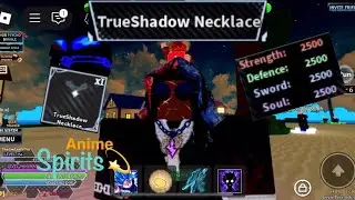 TrueShadow Necklace Exclusive Craft Accessory ⛓️&zwj;💥(all drop locations🧭) - Anime Spirits