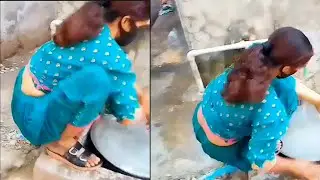 aunty hot vlog cleaning indian l Indian wife daily hard work routine