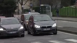 deux véhicules banalisé  police + gendarmerie nationale
