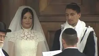Joods huwelijk in de Portugees-Isra&euml;lietische Synagoge (Esnoga) in Amsterdam (1)