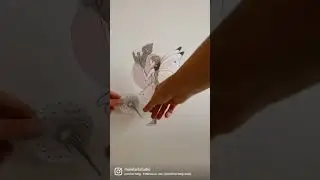 Fairy fabric wall decals