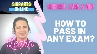 SirParts Online Live Stream: How to Pass in Any Exam