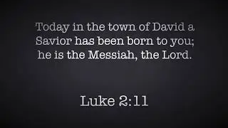 Today in the Town of David (Luke 2:11) - a Bible memory verse song