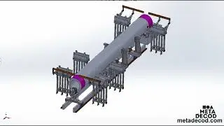 Custom design service for large cylinder pipe holding fixture