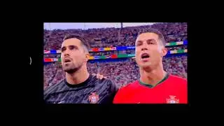 Portugal vs Slovenia National Anthem - EURO 2024 Round of 16