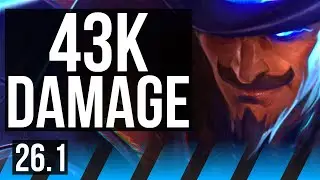 TWISTED FATE vs VIKTOR (MID) | Good KDA: 9/1/18, 43K damage | EUW Diamond | 26.1