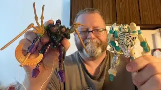 Ionacus toy reviews #1053 beast wars tigatron and black arachnia 