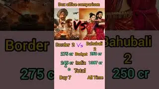 Border 2 Box Office Collection, Sunny Deol, Varun Dhawan, Bahubali movie Collection #shorts #prabhas