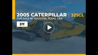 Caterpillar 325CL Crawler Excavator For Sale