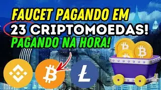 🔥🚨 23 CRIPTOMOEDAS, FAUCET PAGANDO NA HORA, DIREITO NA FAUCETPAY! 💰🔥