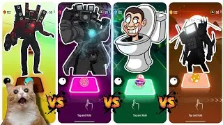 Speakerman VS Skibidi Toilet VS Cameraman VS Tv Woman