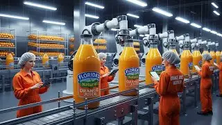Inside Orange Juice Is Made | From Orchard to Bottle (Full Factory Documentary)