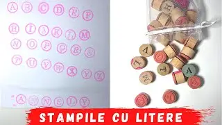Stampile cu Litere | Invat Alfabetul | Activitate Educativa Prescolari