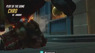 POTG! JUNKRAT ONE TRICK - CHRO! PROLIKECHRO JUNKRAT GAMEPLAY OVERWATCH SEASON 27 TOP 500