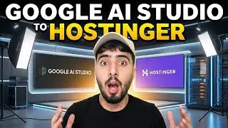 طريقة رفع موقع Google Ai Studio على استضافة Hostinger