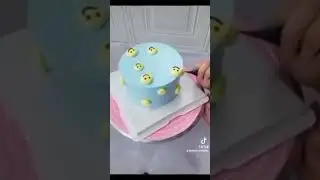#shorts #youtubeshorts #cakedecorating #satisfyingcake #bakingasmr #aestheticcake #viral #trending