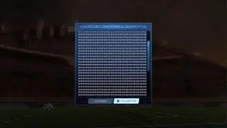 Rocket League error