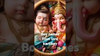 Ganesh chaturthi special Boy names based on lord Murugan #baby #follow #cutebaby #murugan #kartikeya