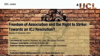 Freedom of Association and the Right to Strike: Towards an ICJ Resolution?