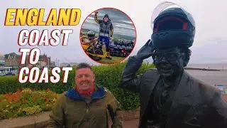 ENGLAND COAST TO COAST on Small Bikes, including the Honda Monkey Trailer