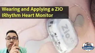 Wearing and applying a Zio IRhythm heart monitor