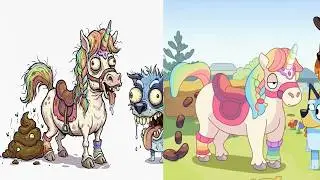 Bluey Funny Drawing Memes