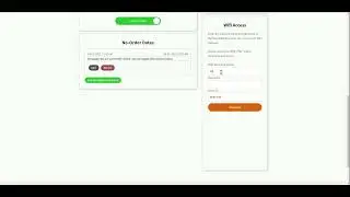 Menu Minion Restaurant Dashboard   Setting Up Wifi Access