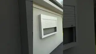 TV roller shutter for outdoor lving
