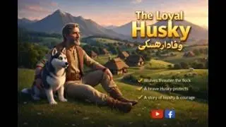 The Loyal Husky | Heartwarming Animated Story of Courage & Loyalty 🐺❤️